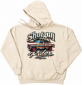 Cream Hoodie "Shotgun Rider"